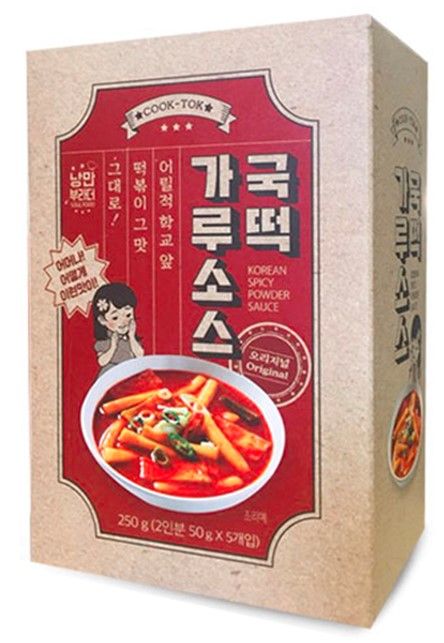 SJ CORE COOK-TOK SPICY SAUCE POWDER 5 X 50 G