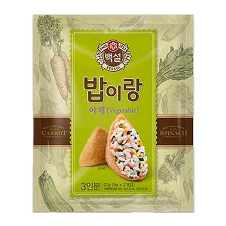  CJ Beksul Rice Seasoning Vegetable Mix 27g Korean 