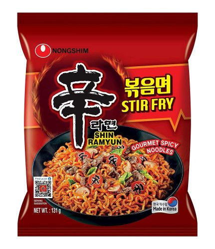 Nongshim Shin Ramyun Gourmet Spicy Stir Fry Noodles 131g
