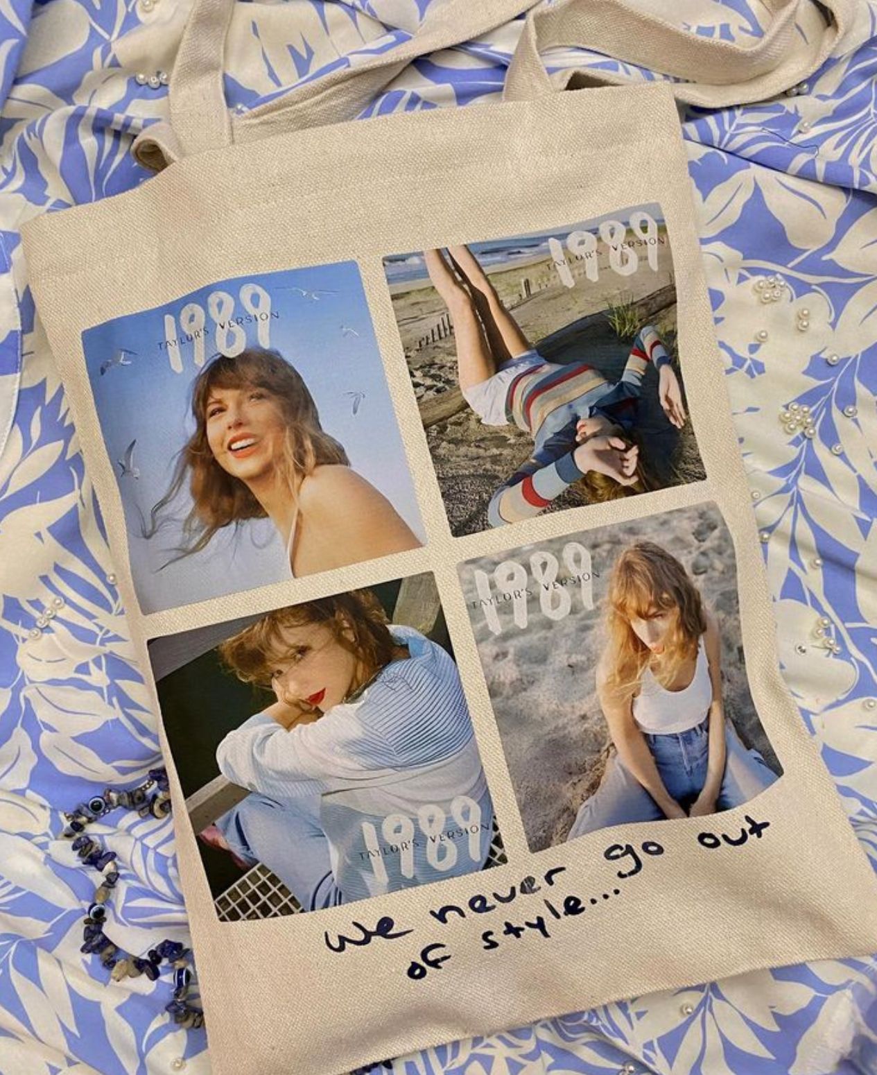 Heather taylor swift 1989 TV tote bag