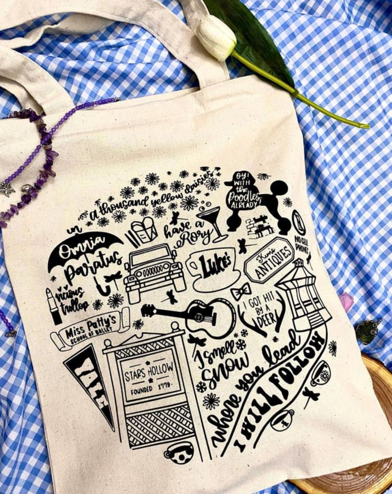 Heather gilmore girls tote bag