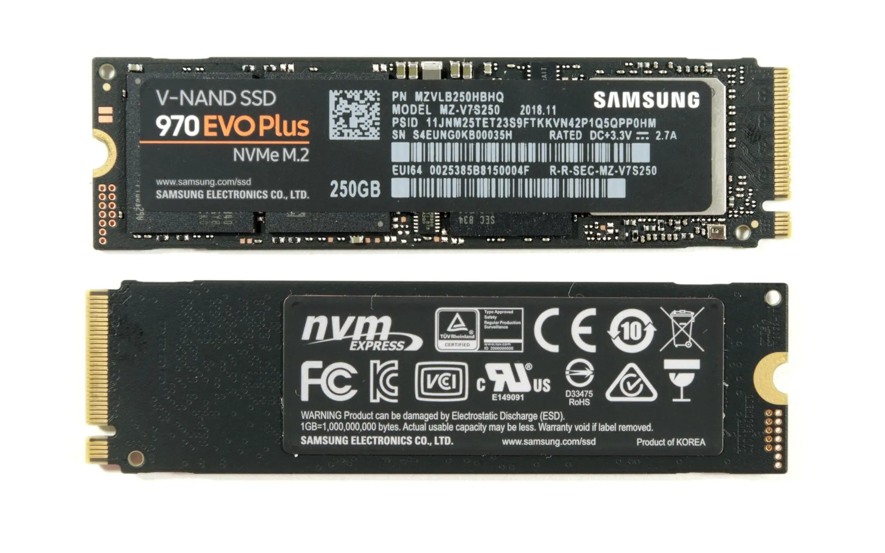 SAMSUNG 970 EVO PLUS 250GB