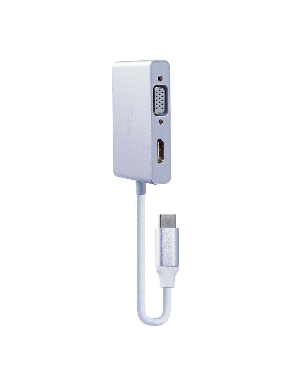 Type C Male to VGA - HDMI - DVI - USB3