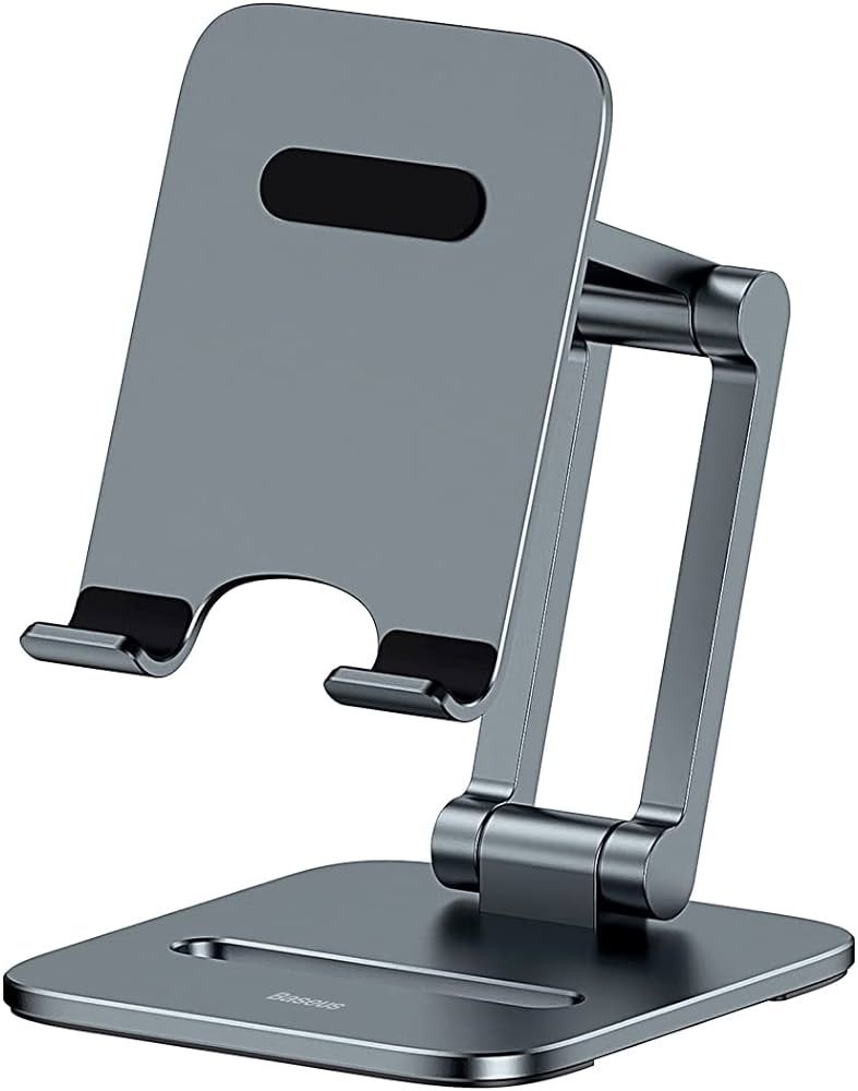 Baseus Desktop Biaxial Foldable Metal Stand (for Phones) Grey
