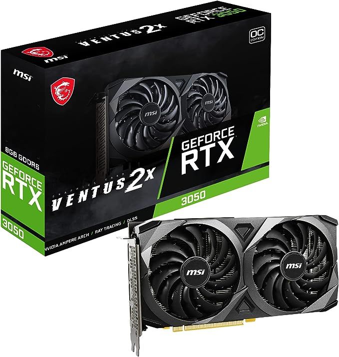 MSI RTX 3050 VENTUS 2X XS 8G OC