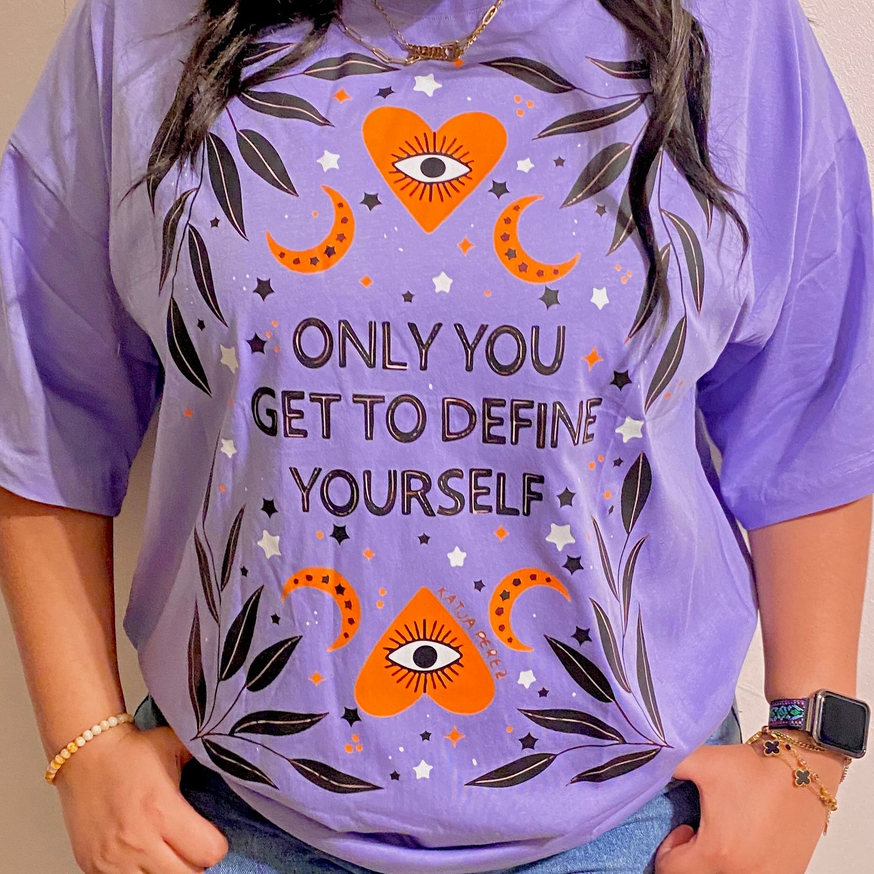 Heather Purple Hearts shirt