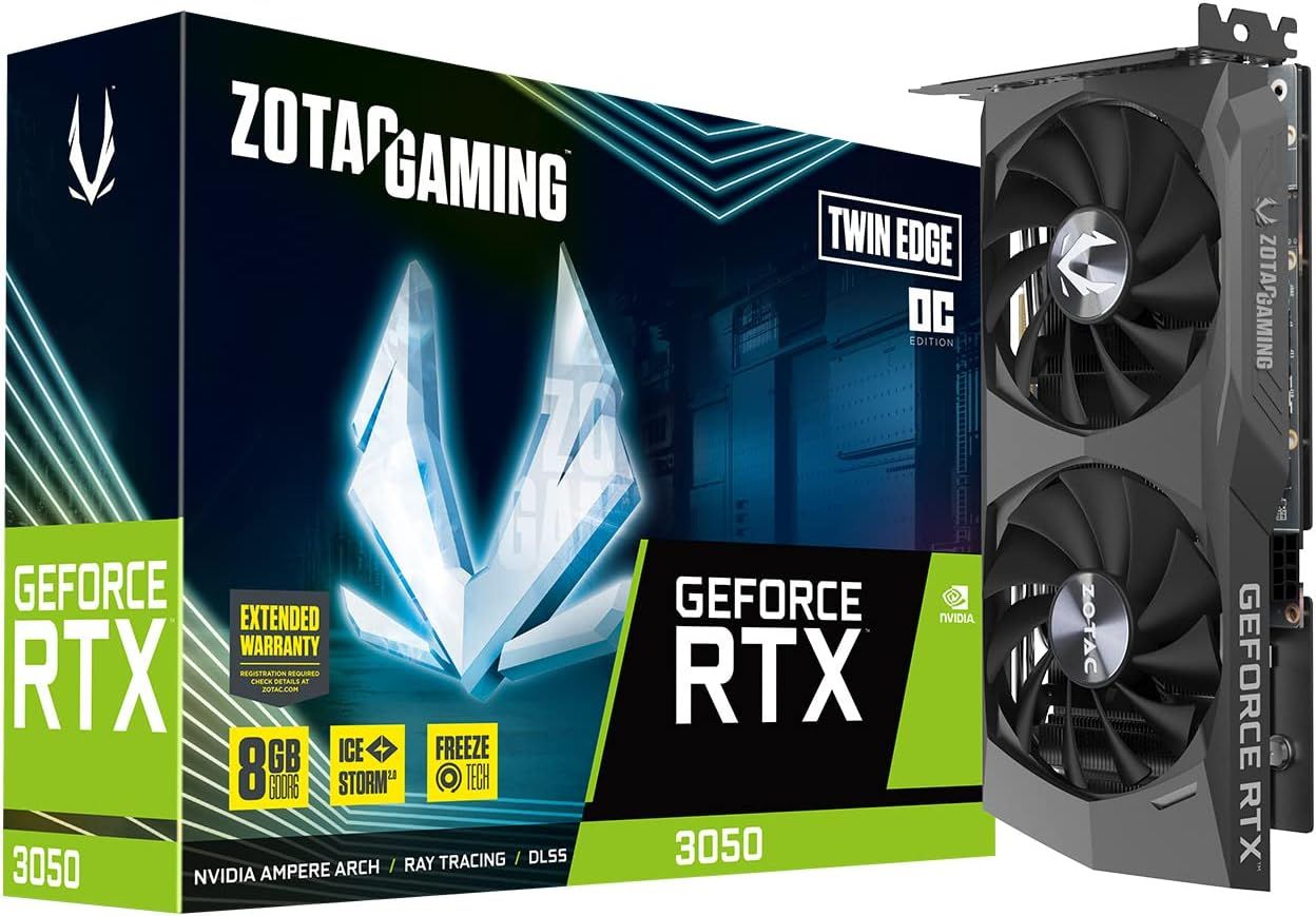 ZOTAC RTX 3050 ECO SOLO 8G GDDR6 2 FAN