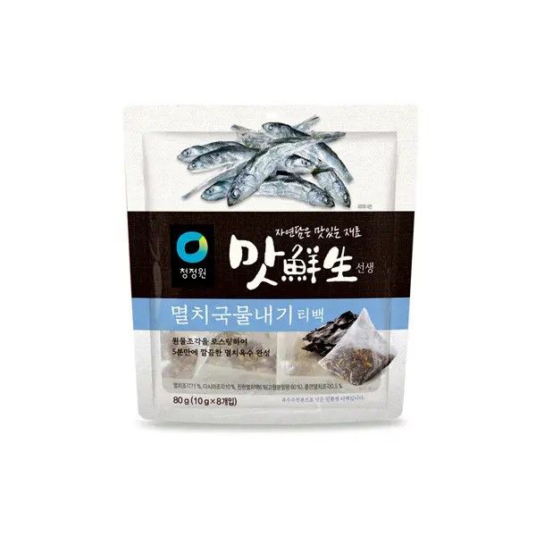 Cheongjeongwon Taste Teacher Anchovy Broth  Bag 80g