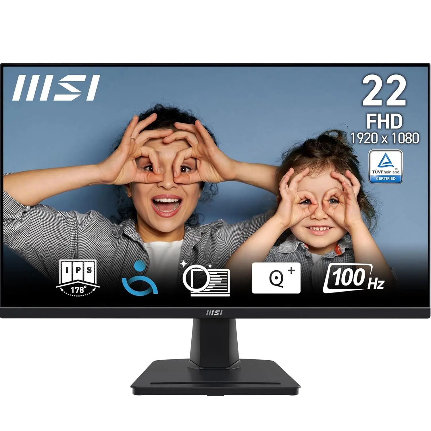 1 MSI MP225 22 IPS 1920X1080 (FHD100Hz 1ms (MPRT) / 4ms (GTG)SRGB 107.39% HDMI-VGA 