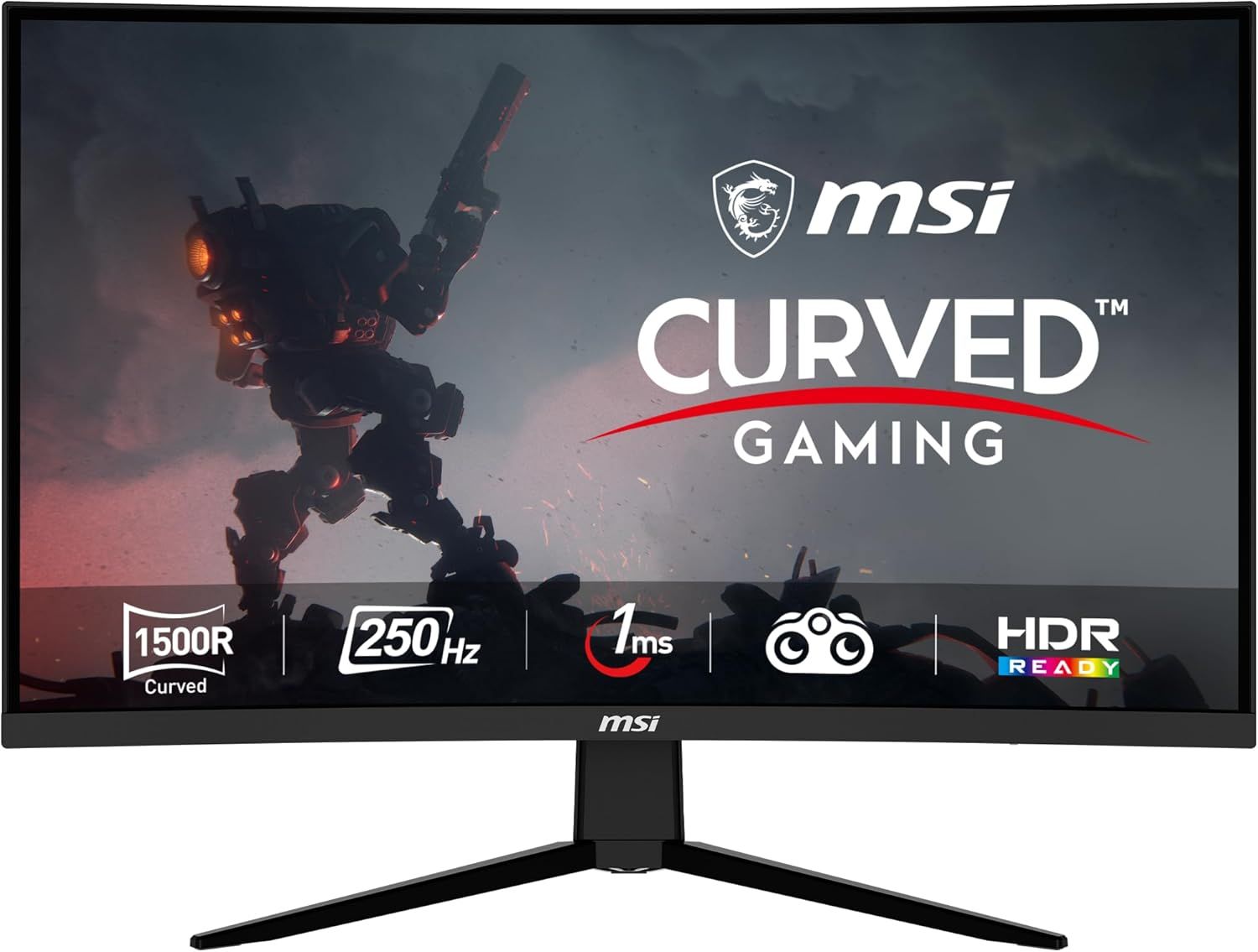 MSI G32C4X 32 VA CURVED1920X1080 (FHD250HZ 1MS MPRT 10 BIT Adobe RGB 89.6% -DCI-P3 91.1% -SRGB 114.8%DP-HDMI 
