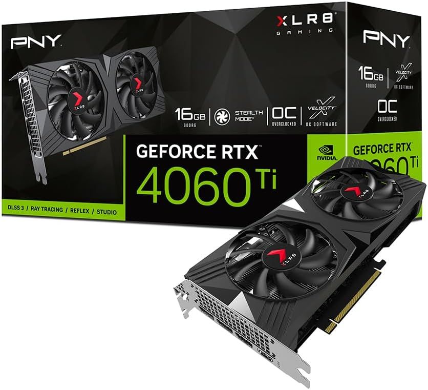 PNY XLR8 RTX 4060TI OC 16G GDDR6