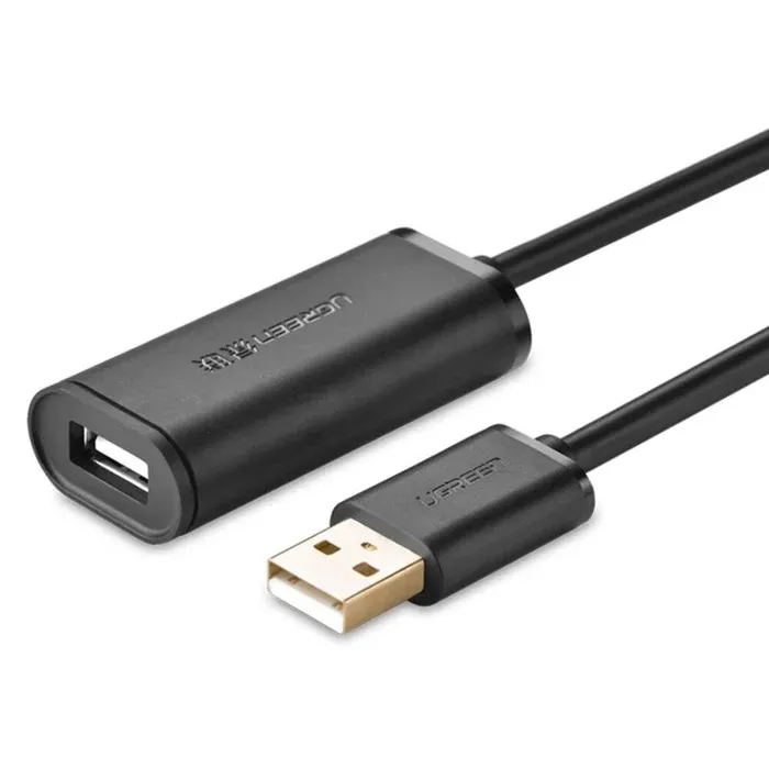 UGREEN USB 2.0 Active Extension Cable with Chipset 20m (Black)  (10324)