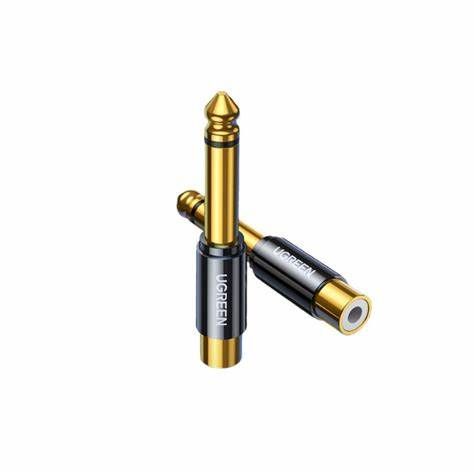 UGREEN  6.35mm Male to RCA Female Adapter(80731)