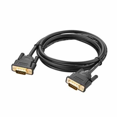 UGREEN RS232 DB9 Adapter Male to Male Cable 1.5m (Black)  (20153)