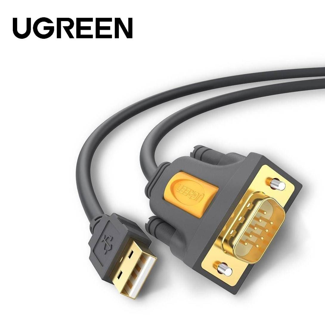 UGREEN RS232  DB9 Adapter Cable 3m (Black) (20147) 