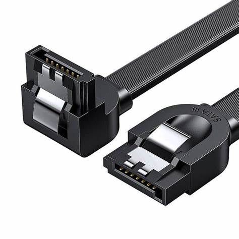 UGREEN US217 Angled SATA 3 Data Cable 0.5m (Black)  (30797)