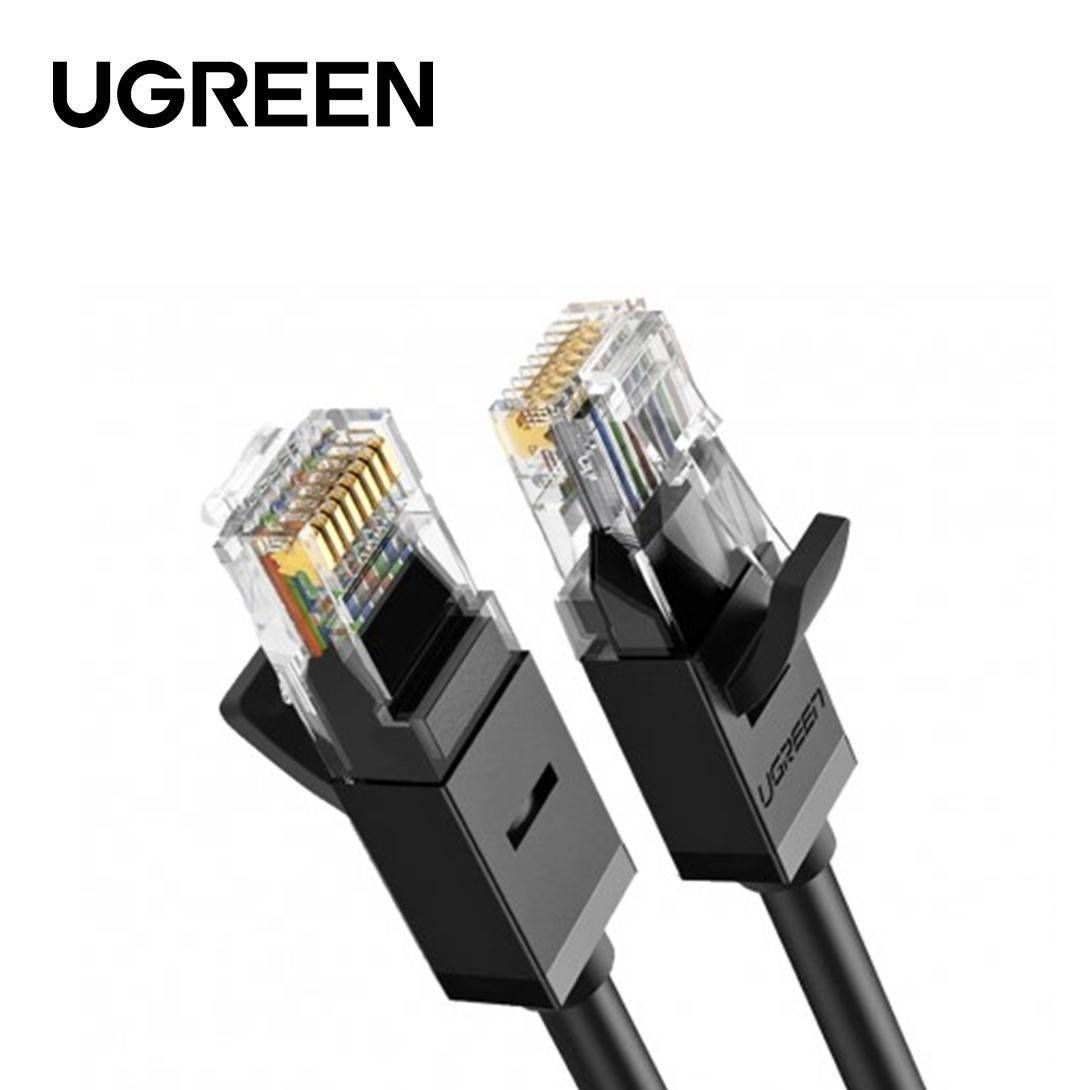 UGREEN NW101 Cat 6 U/UTP Pure Copper Ethernet Flat Cable 5m Black (50187  )