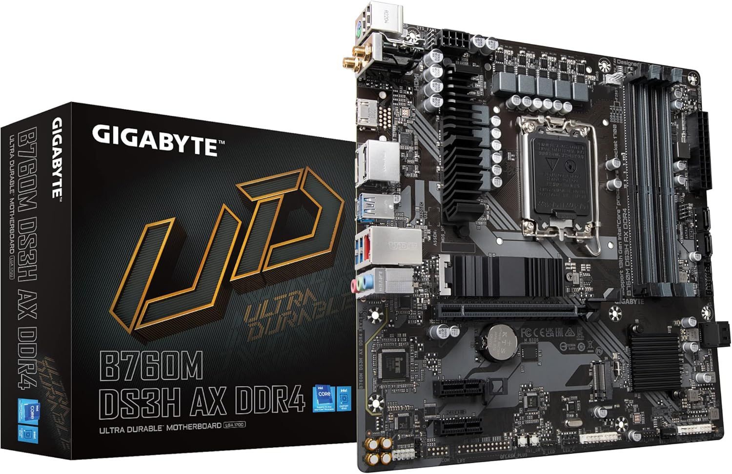 GIGABYTE B760M DS3H AX DDR4 1.2 