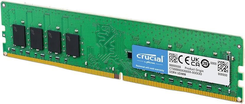  CRUCIAL 32G 3200MHZ WITHOUT HEATSINK