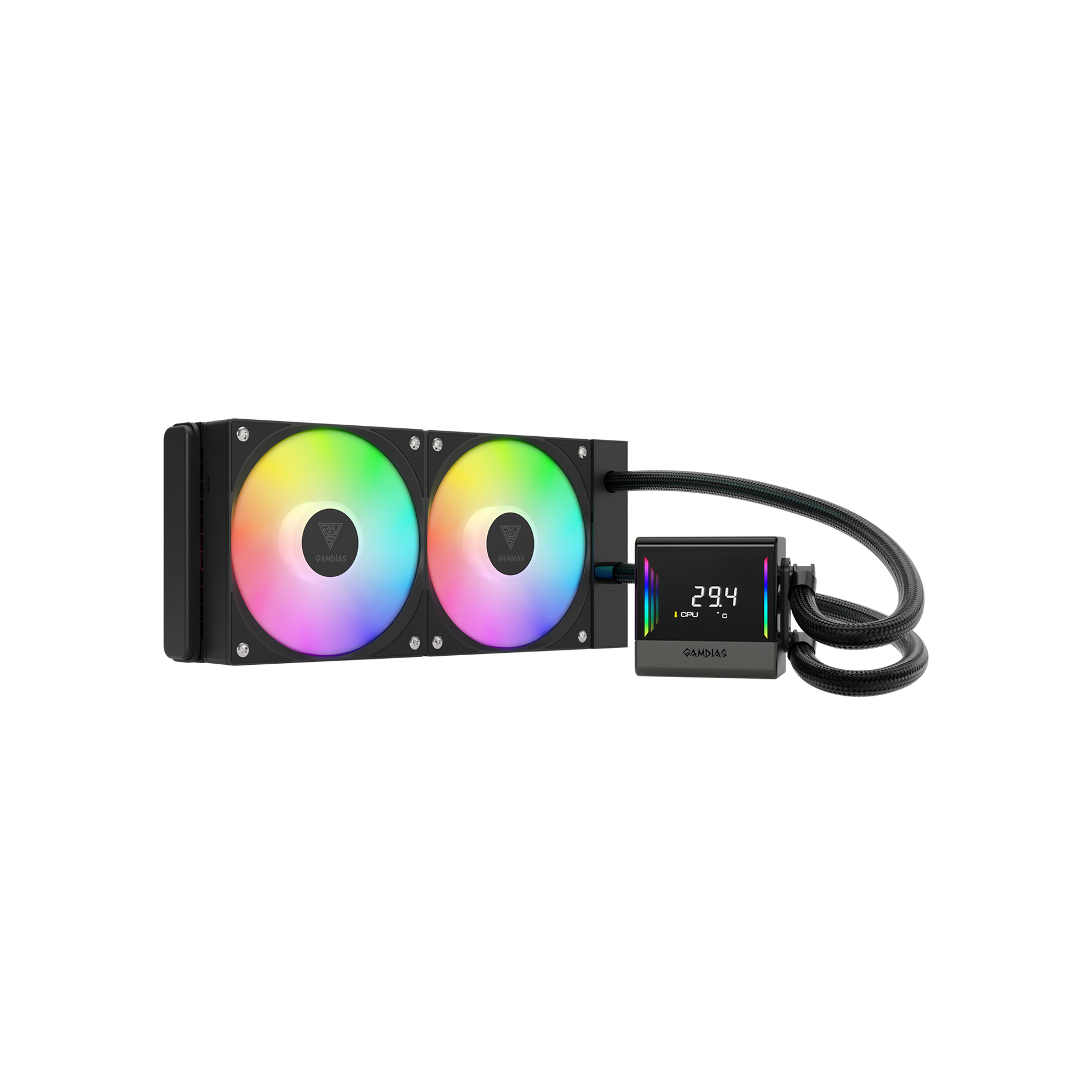  GAMDIAS CHIONE E4-240 IPS LCD ARGB LIQUID COOLER