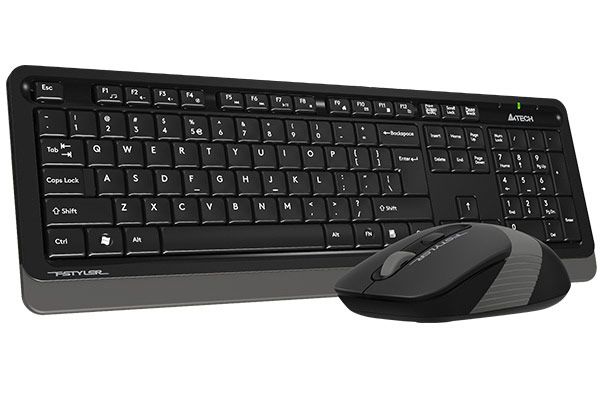  A4Tech-KB+Mouse-Wireless-FG1010 Grey