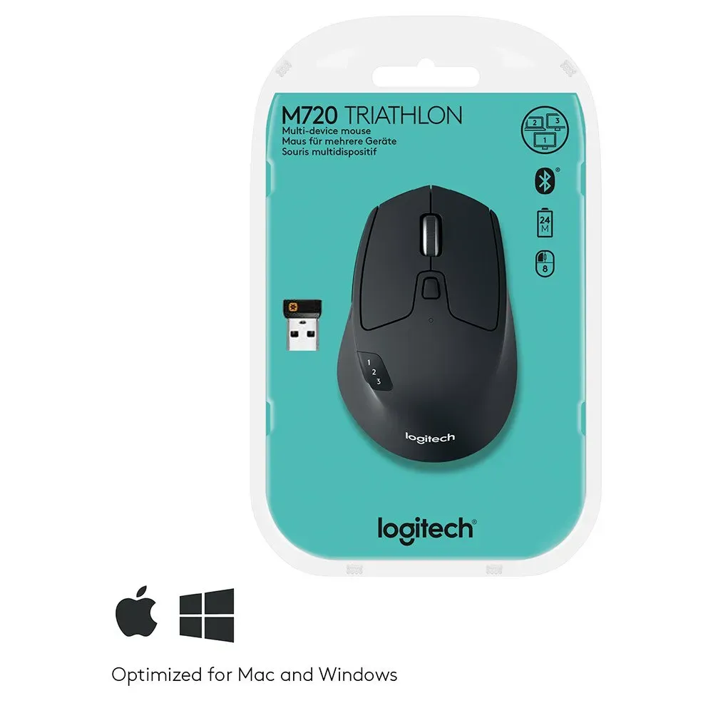 LOGITECH M720 Triathlon Wireless Mouse  910-004791