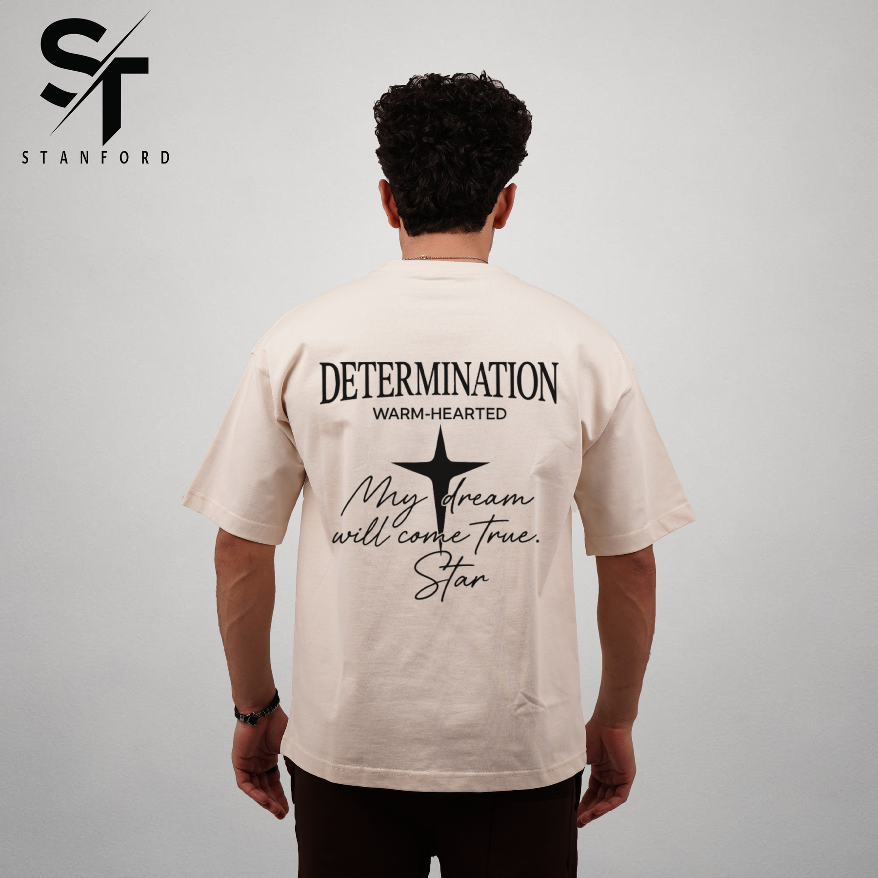 Oversized Printed T-Shirt off-white | stanford Oversized Printed T-Shirt off-white | stanford