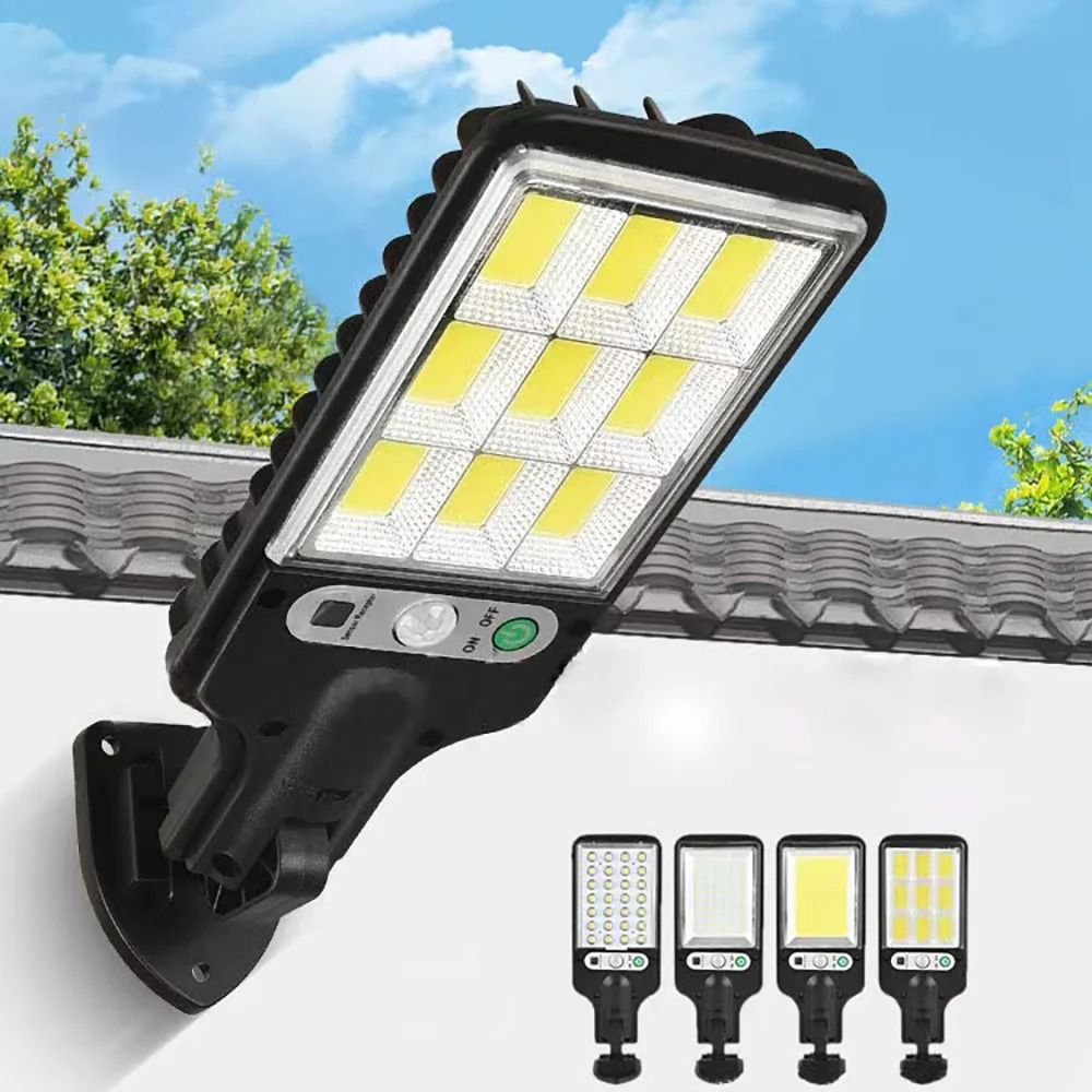 مصباح جداري LED خارجي يعمل بالطاقة الشمسية مع جسم الإنسان مقاوم للماء 3 أوضاع تحريض لحديقة شرفة المرآب والفناء وإضاءة الشوارع