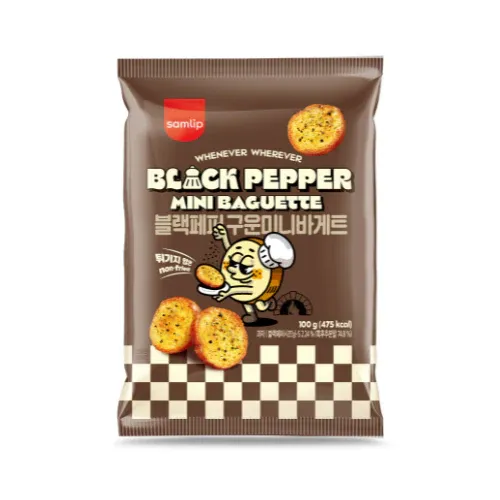 Black Pepper Mini Baguette Snack SPC 100G