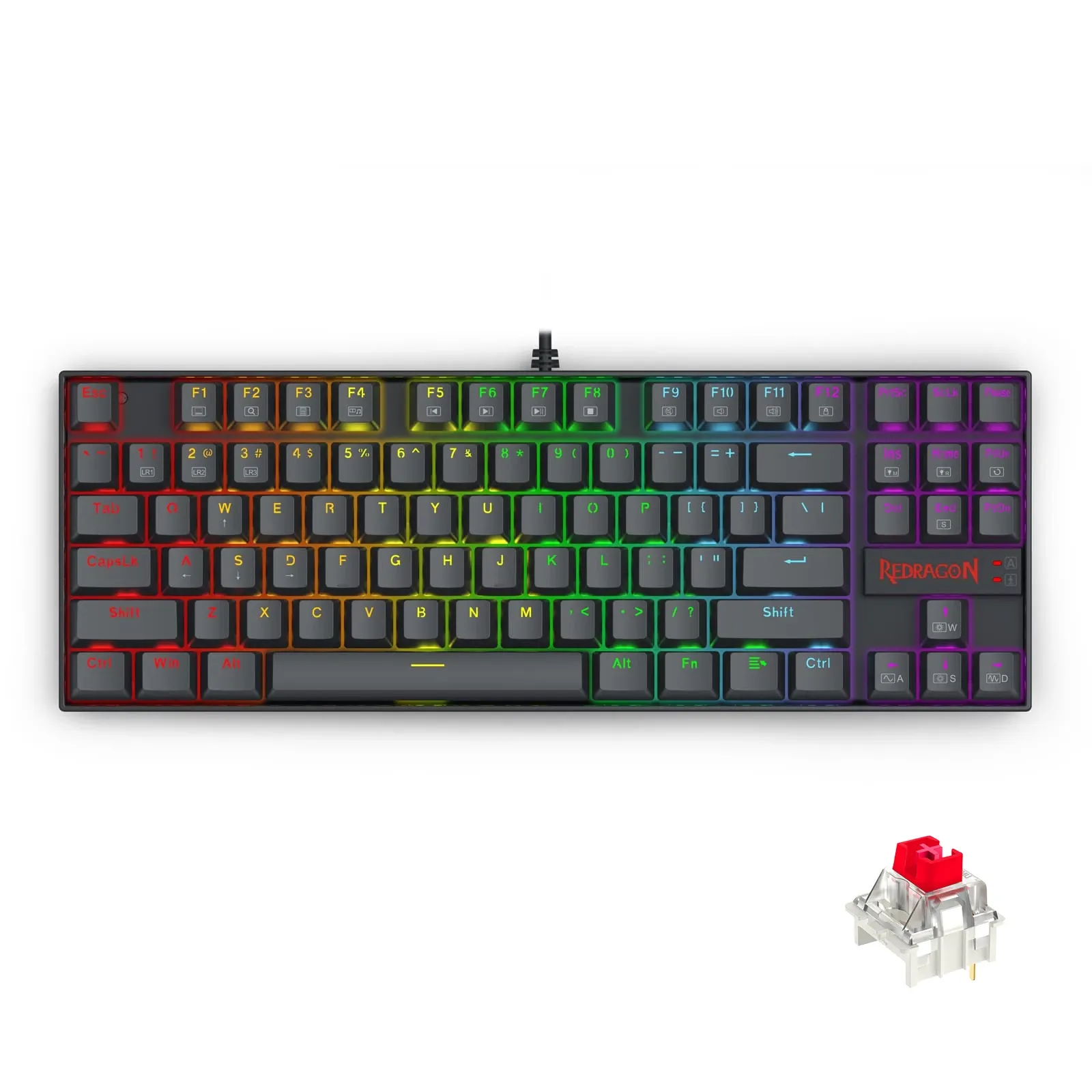Redragon-Keyboard-K552E-Elite-Red SW