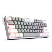 Redragon-Keyboard-K617-RGB-Gray/White-Red SW