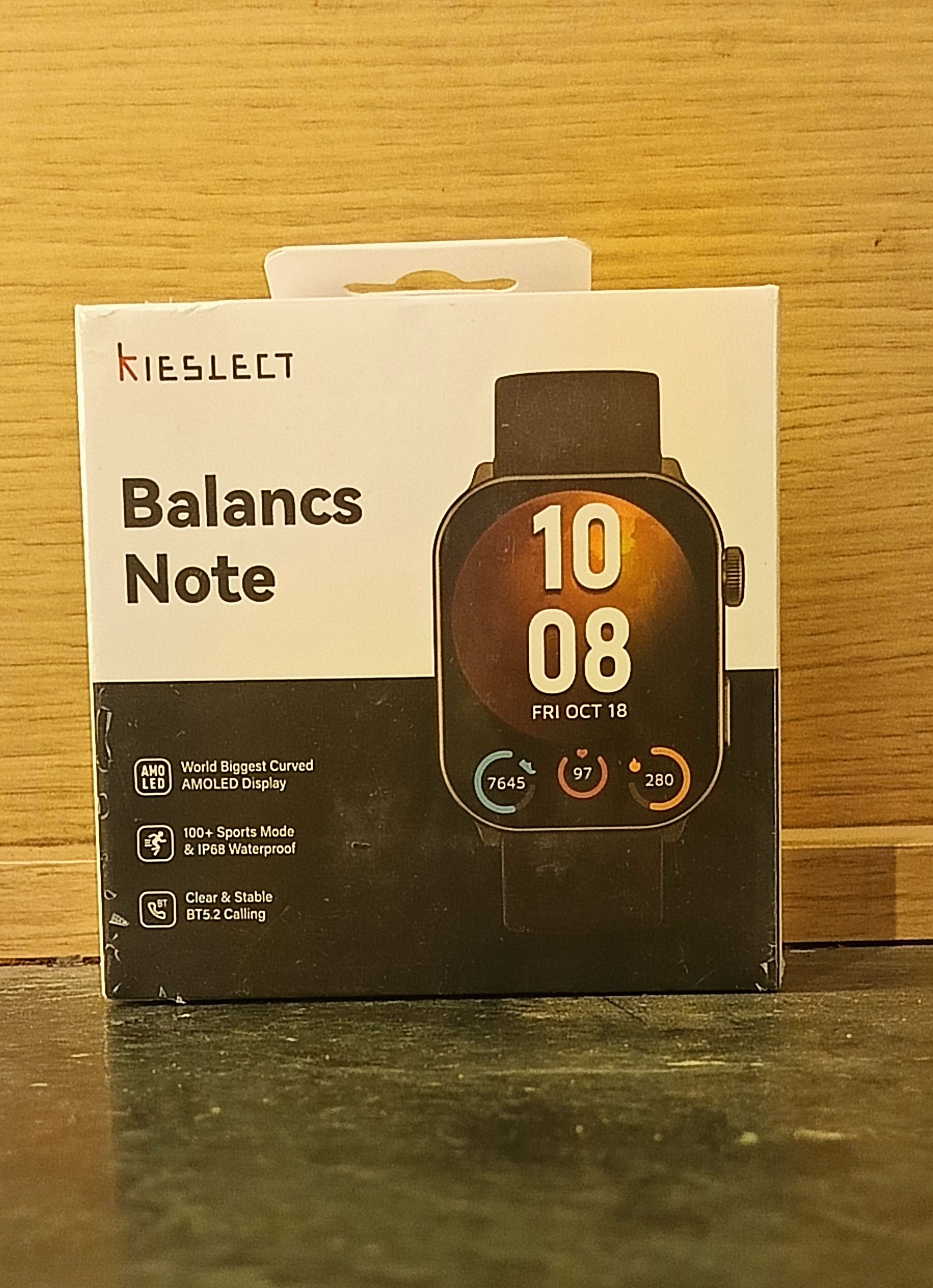 KIESLECT BALANCS NOTE