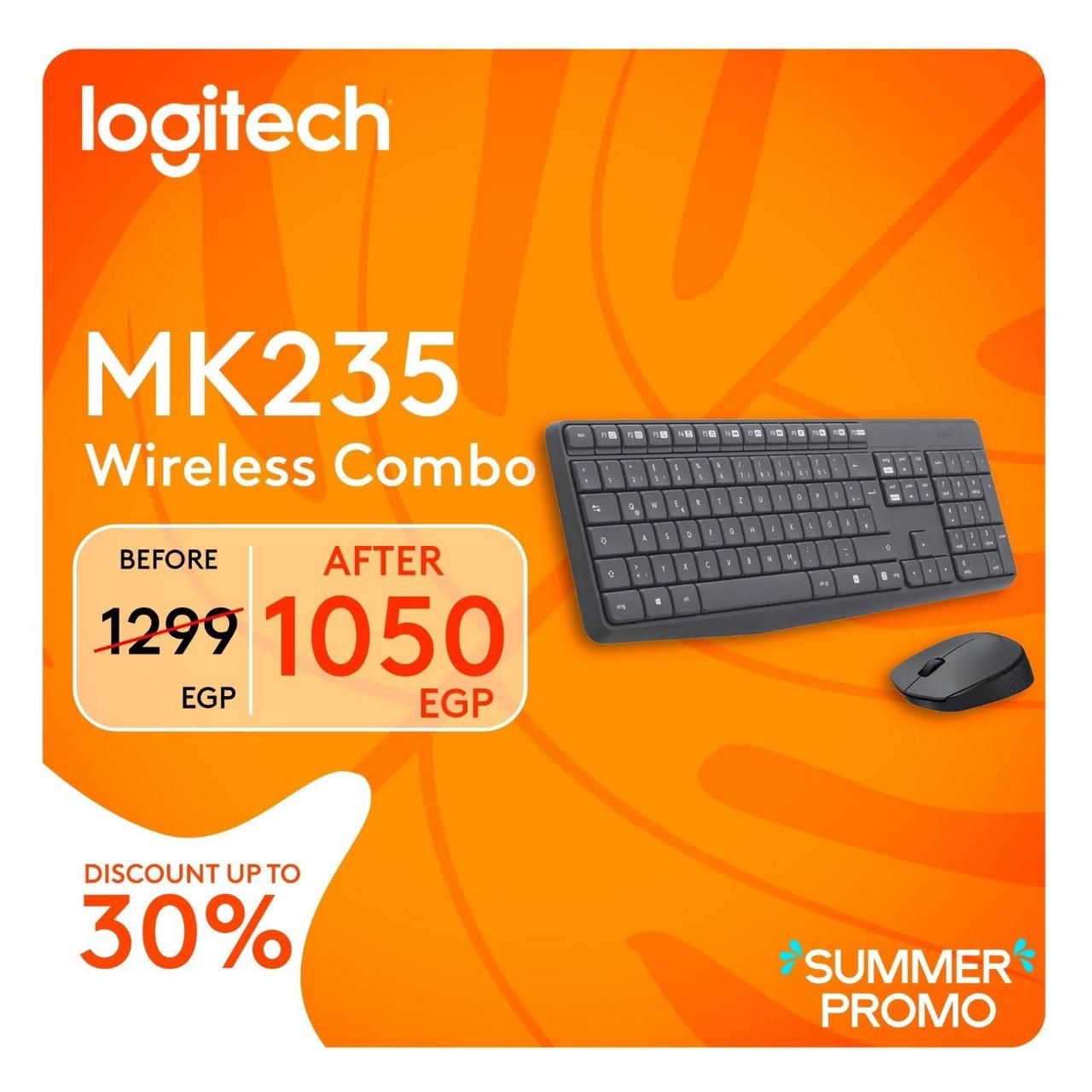 logitech  MK235  Wireless Combo
