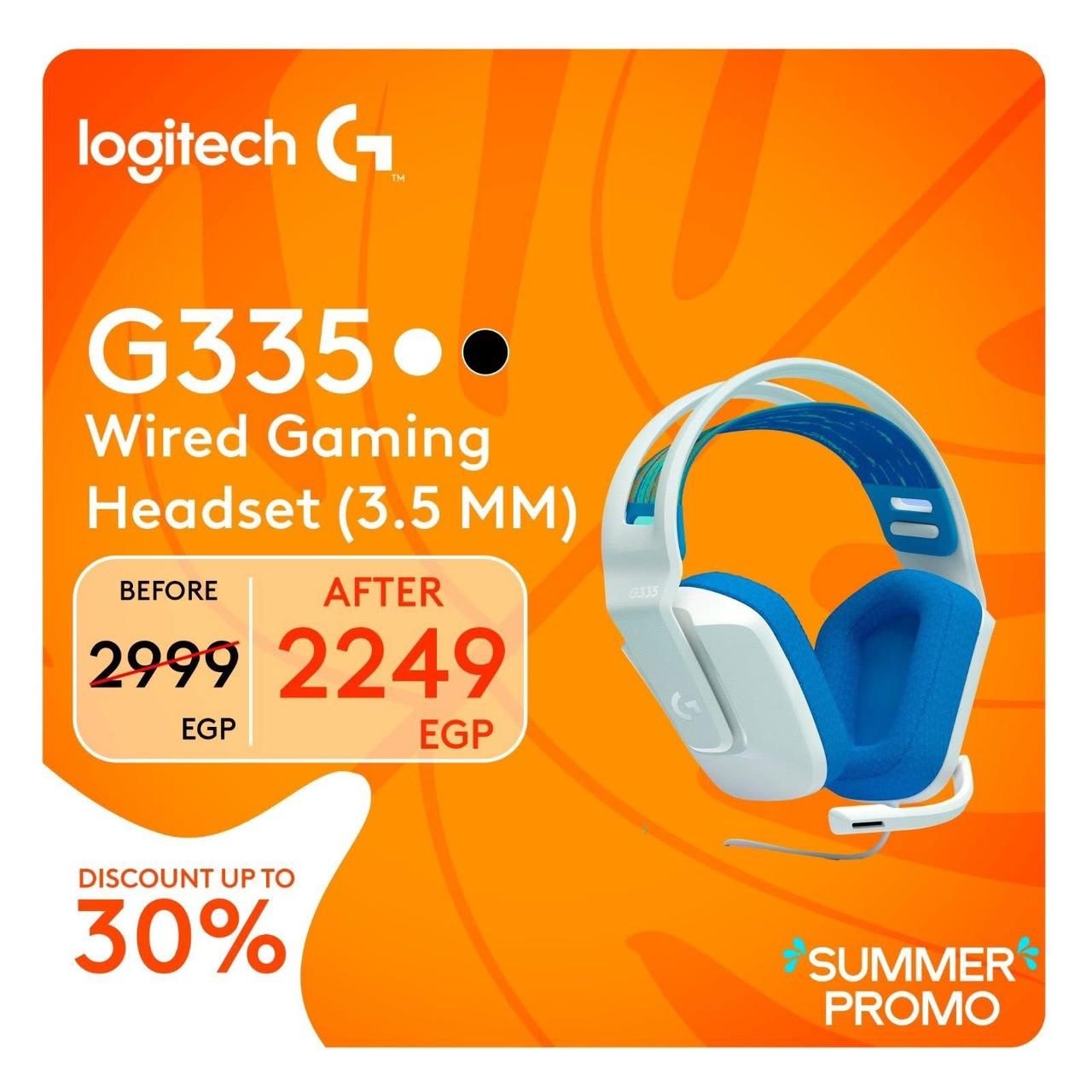 logitech  G335  Wired Gaming Headset (3.5 MM)