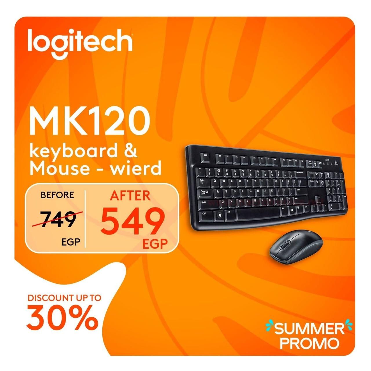 logitech  MK120  keyboard & Mouse - wierd