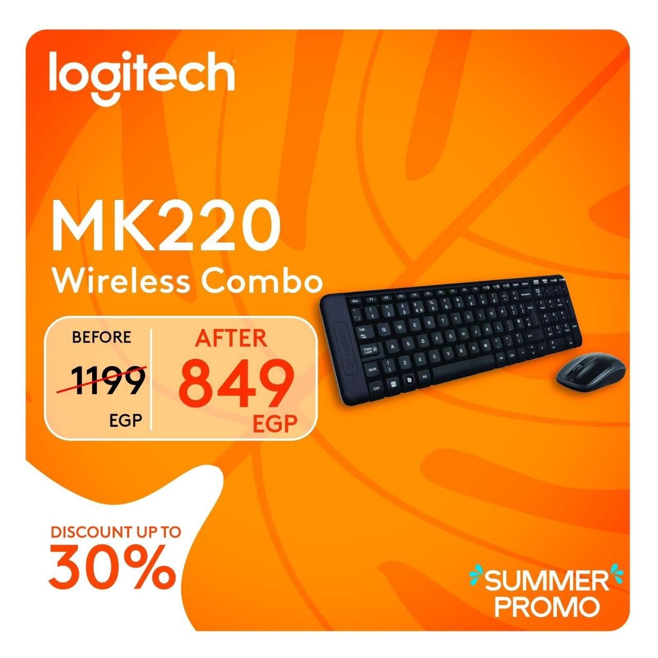 logitech  MK220  Wireless Combo