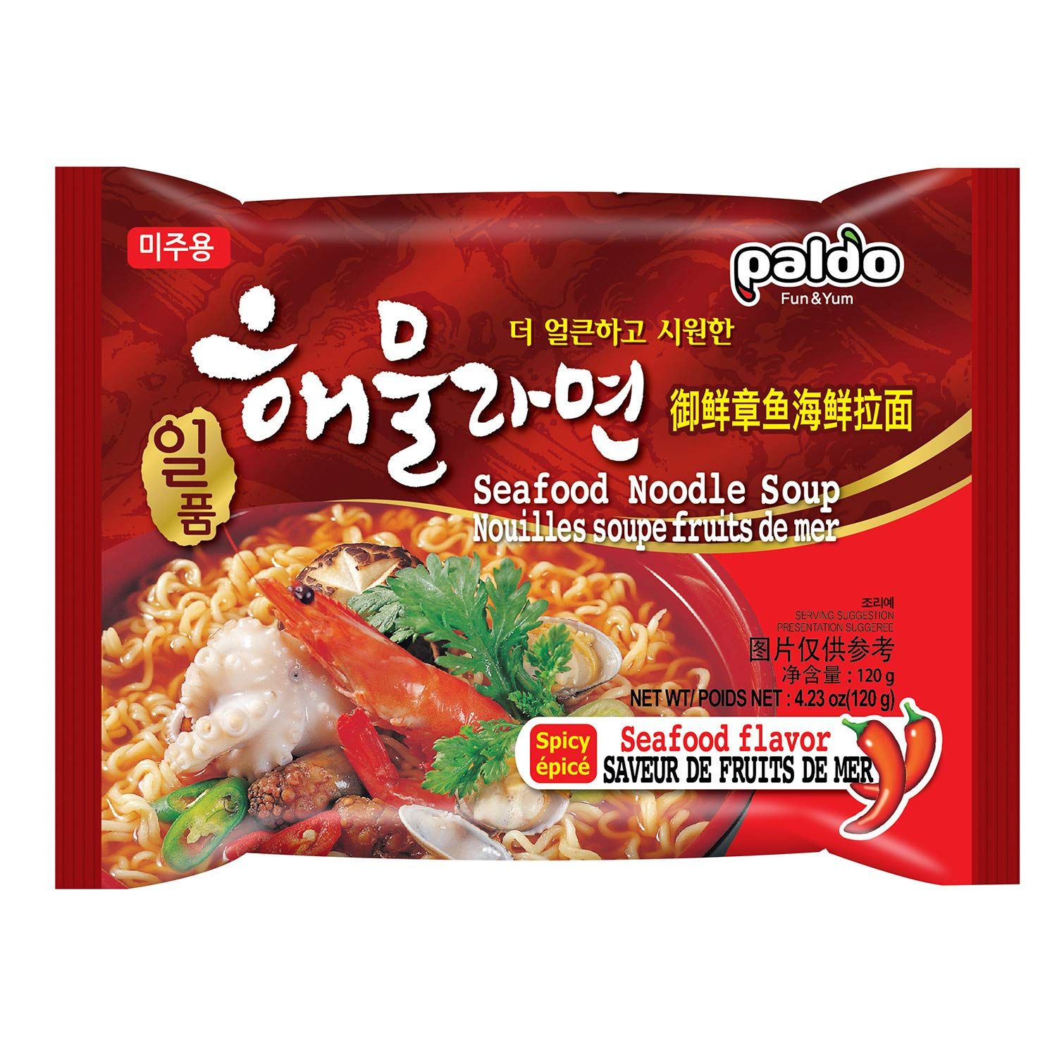 Paldo Ilpoom Seafood Ramen 120g