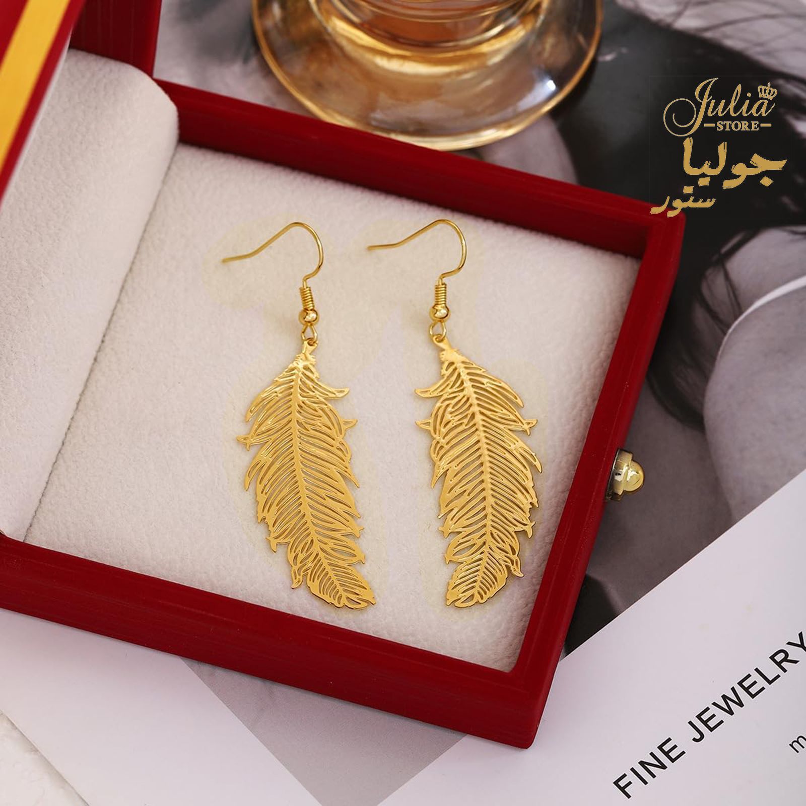 18K Gold Plated Stainless Steel Gold Vintage Bohemian Lightw