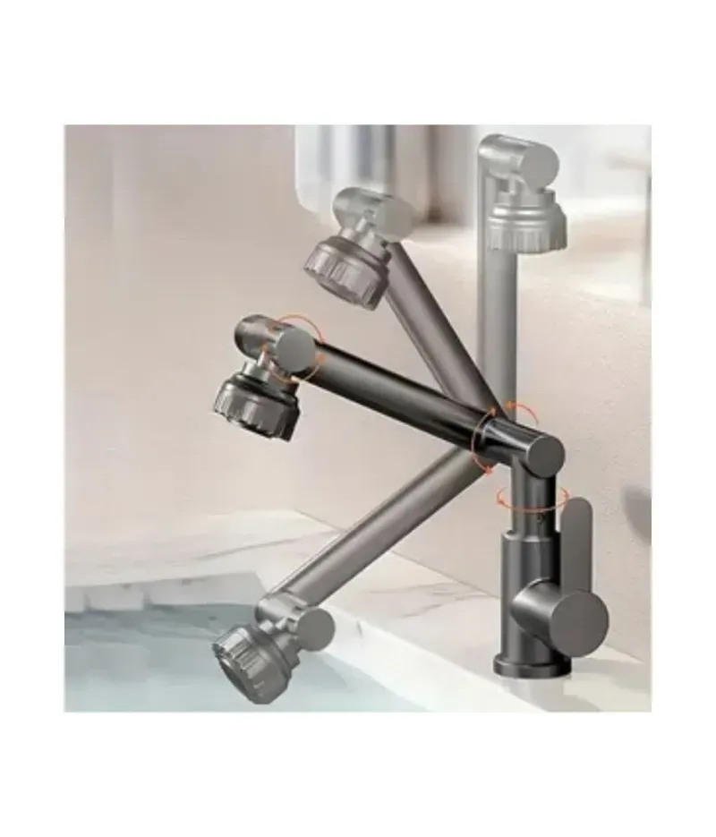 شراء خلاط مياه دوار 1080 درجة بمخرجين للمياه ساخن وبارد