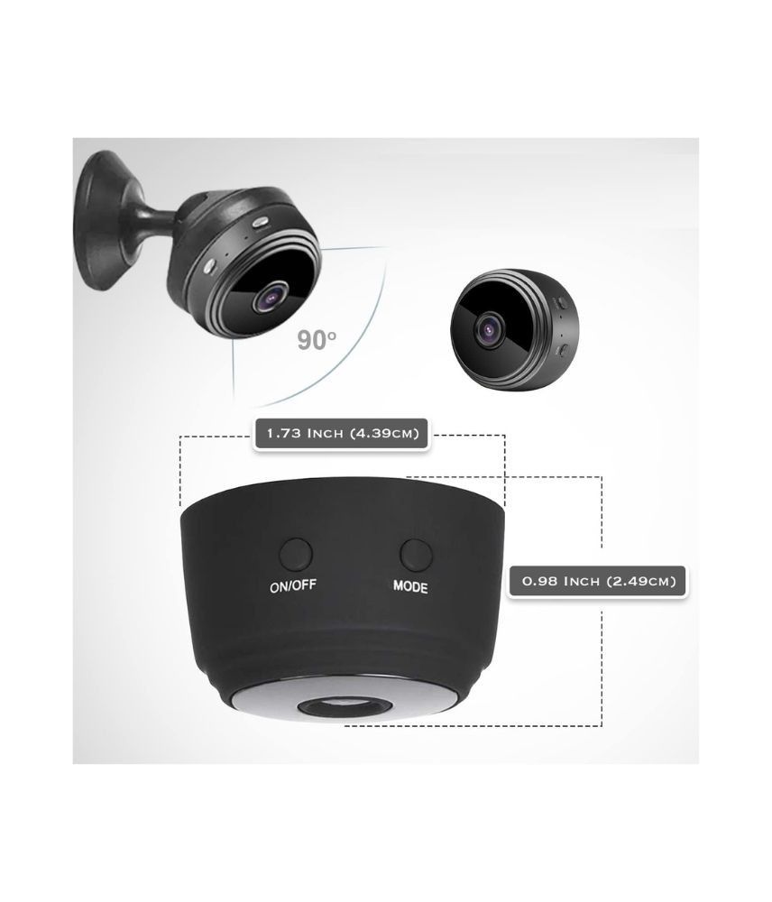 سعر كاميرا مراقبة صغيرة لاسلكية عالية الدقة HD 1080 بكسل بتقنية الواي فاي T