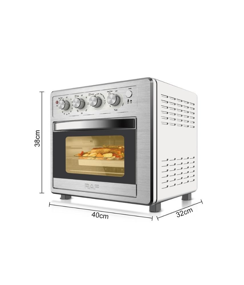 سعر فرن كهربائي 3 في 1 مع قلاية هوائية وتوستر RAF سعة 25 لتر