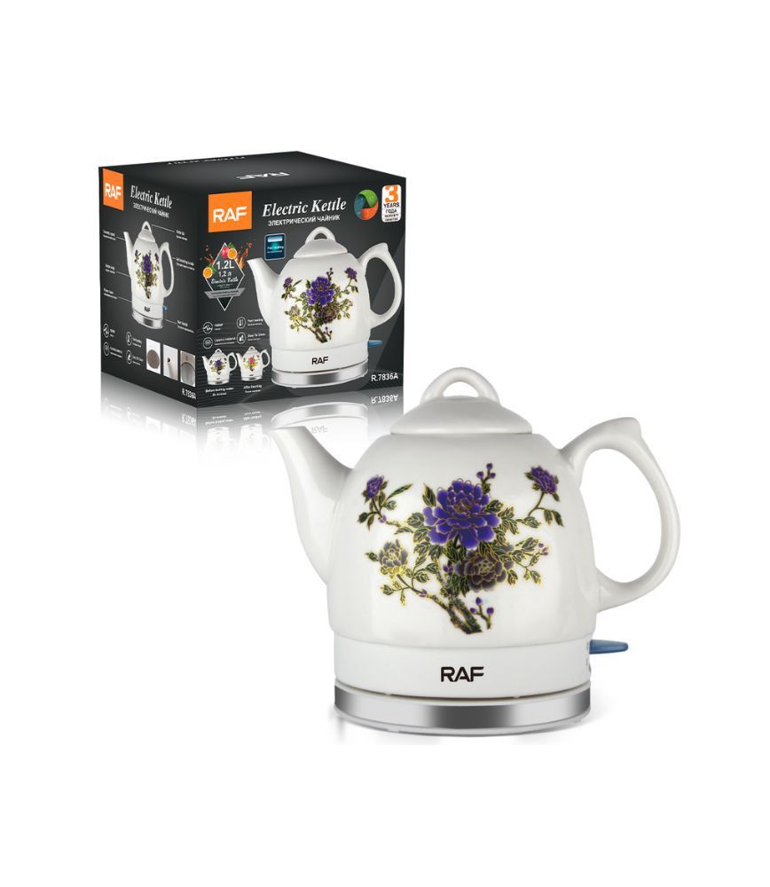 غلاية كهربائية سيراميك RAF سعة 1.2 لتر