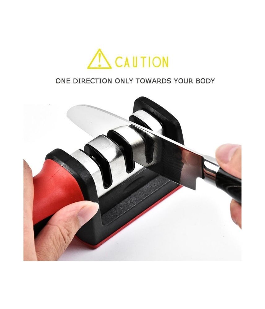 سعر مبراة سكين ستانلس ستيل 3 خان أحمر