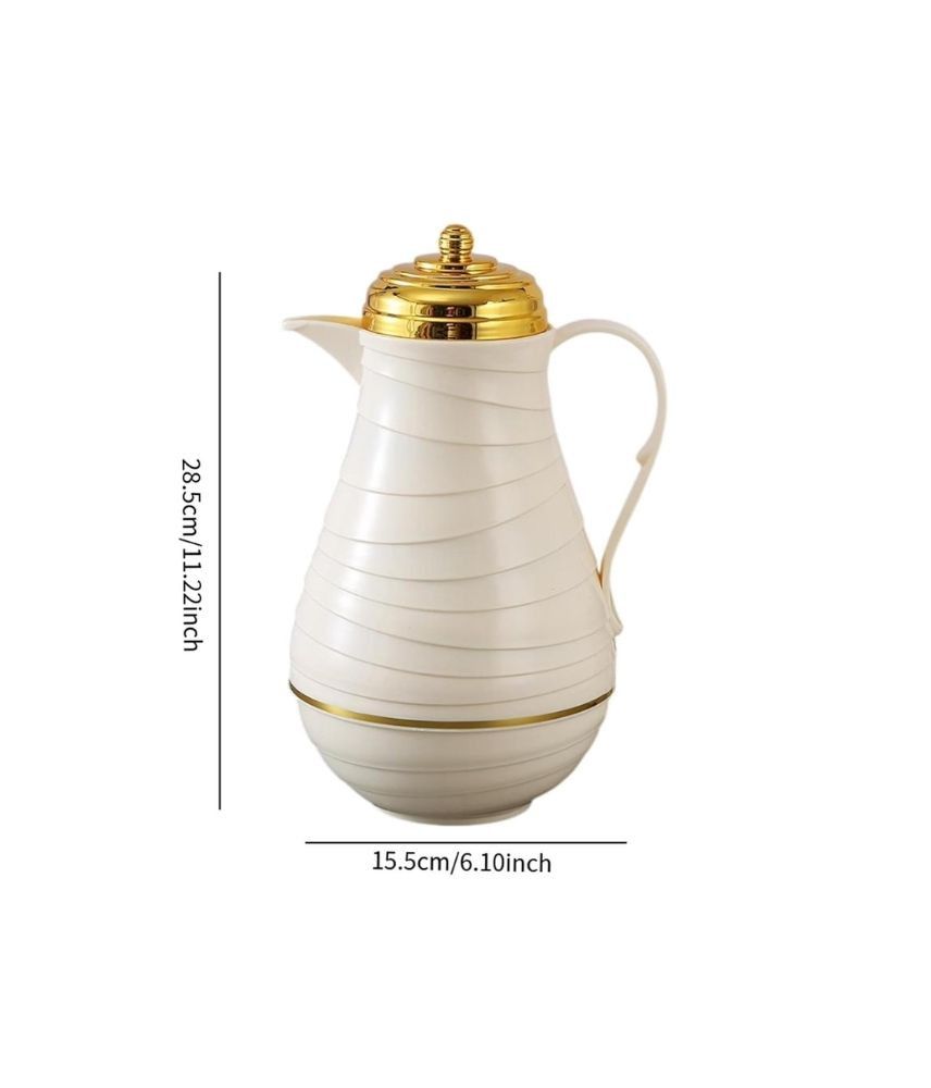 سعر ترمس بلاستيك ببطانة زجاجية داخلية مع غطاء سعة 1 لتر