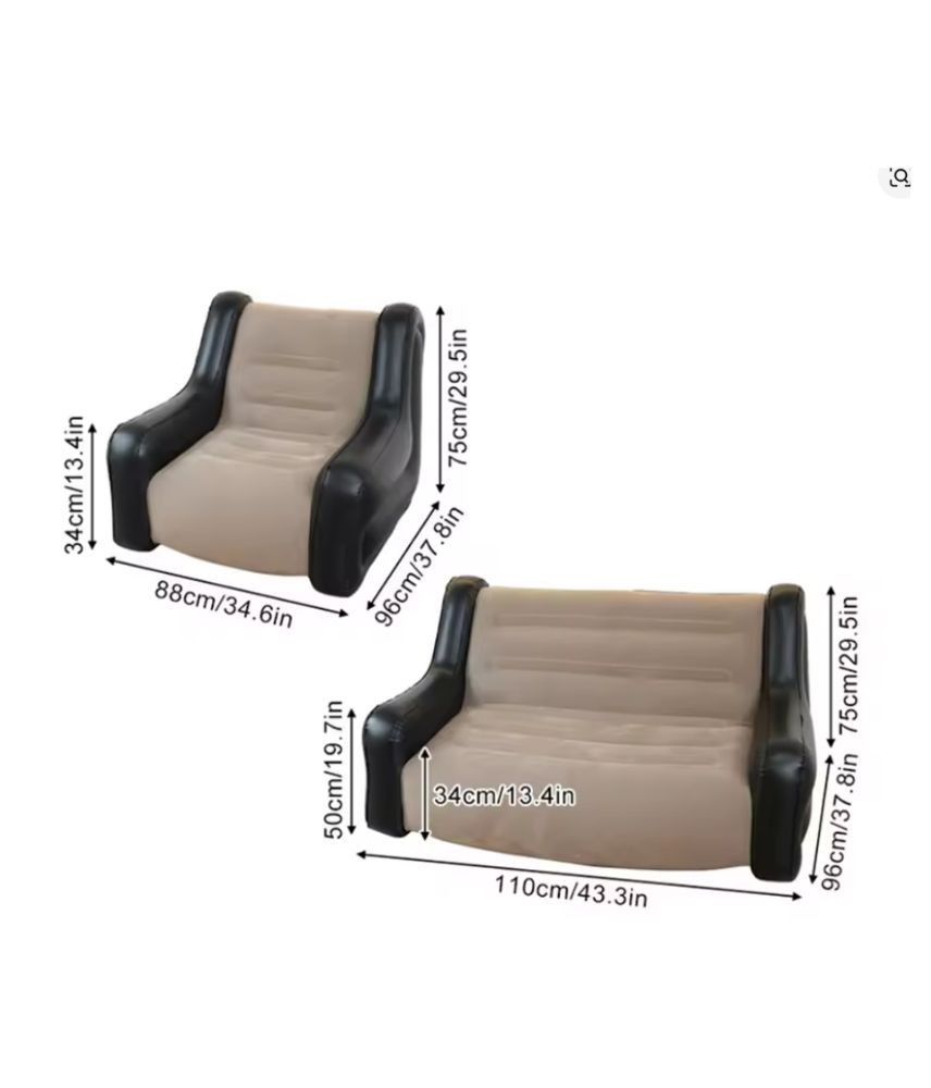 شراء طقم كراسي هوائية سينجل قابلة للنفخ