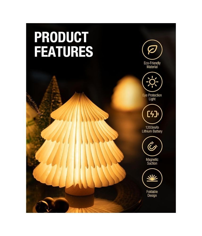 شراء مصباح شجرة عيد الميلاد بإضاءة LED دافئة