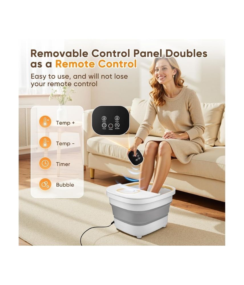 شراء جهاز مساج القدمين الكهربائي القابل للطي مع حرارة