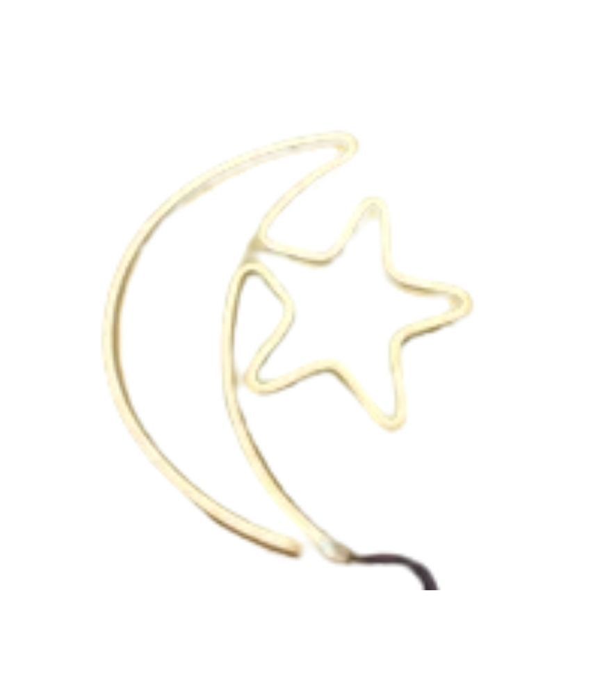 شراء إضاءة LED ديكورية على شكل هلال ونجمة لرمضان