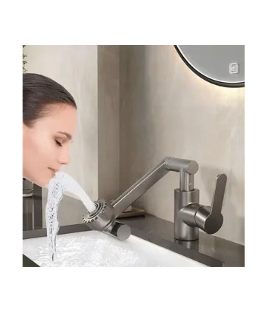 خلاط مياه دوار 1080 درجة بمخرجين للمياه ساخن وبارد