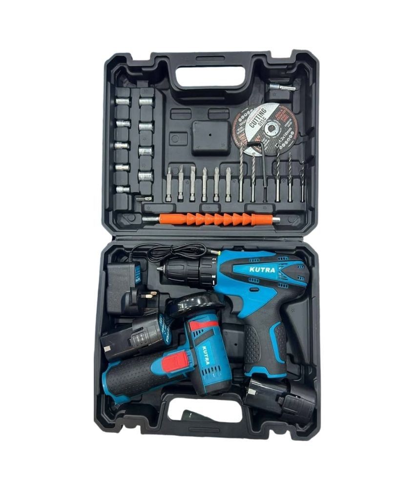 سعر طقم دريل وشنيور لاسلكي احترافي KUTRA مع صاروخ